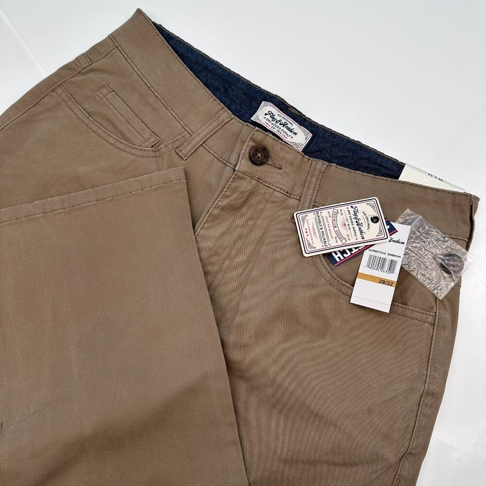 Flag & Anthem Men's Portland‎ Relaxed Stretch Chino Pant, Size W29 x L32, Khaki